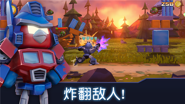 愤怒的小鸟变形金刚内置菜单最新版5