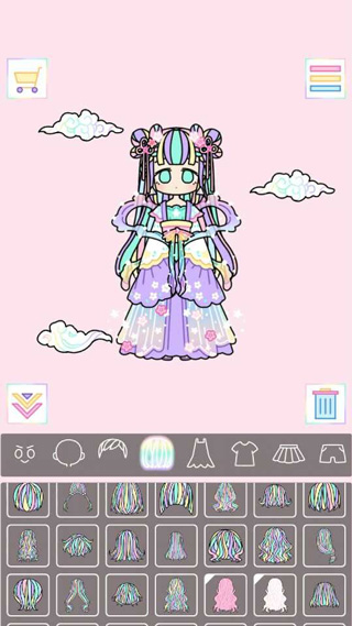 粉彩女孩换装游戏破解版2