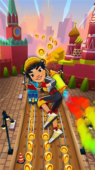 地铁跑酷莫斯科版4
