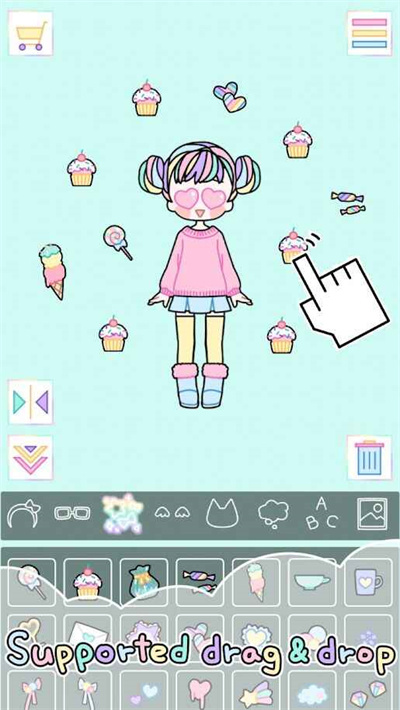 缤纷女孩换装游戏(Pastel Girl)5