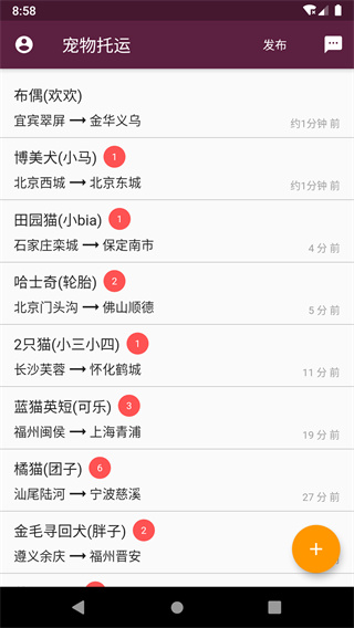 宠物托运app1
