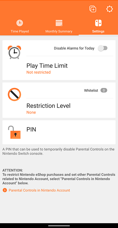 任天堂家长控制app2