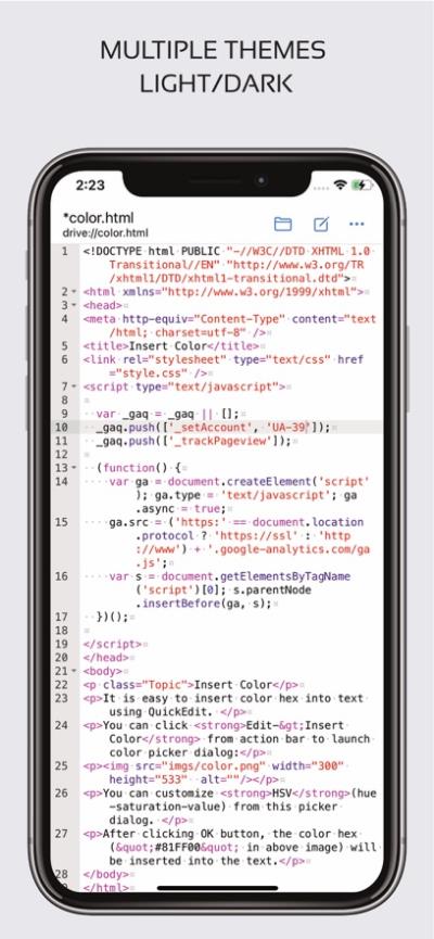 代码编辑器app4